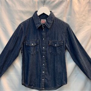 Levi's Denim Button-Up Shirt pearl snaps NWT